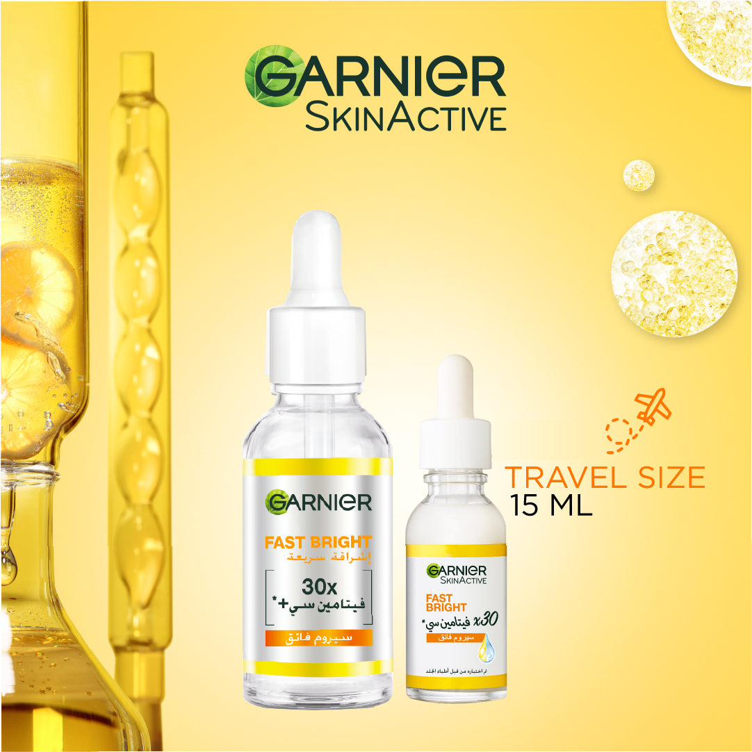 Garnier Skin Active Fast Bright Vitamin C + Niacinamide 30x Brightening Booster Serum