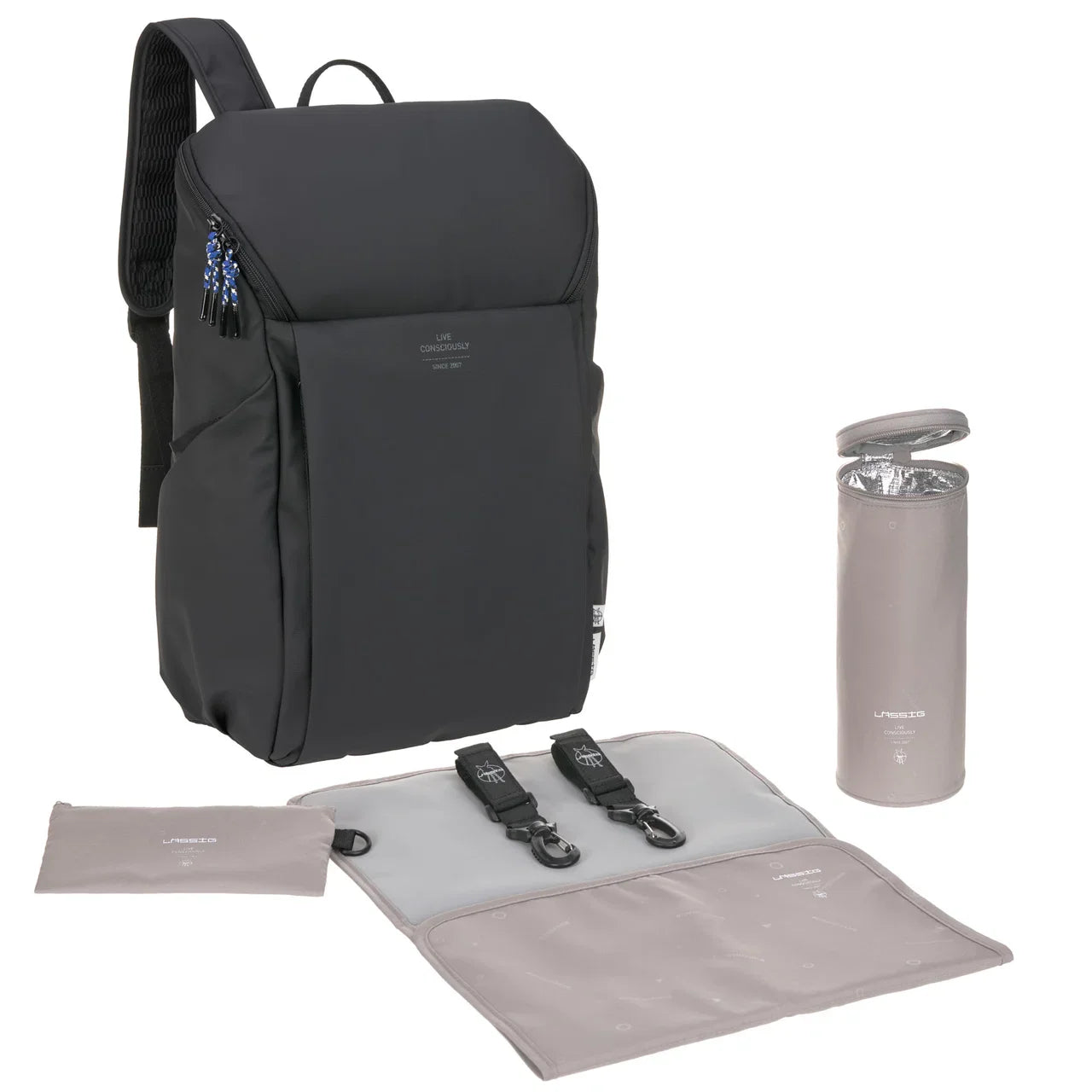 Lassing - Slender Up Backpack - Black