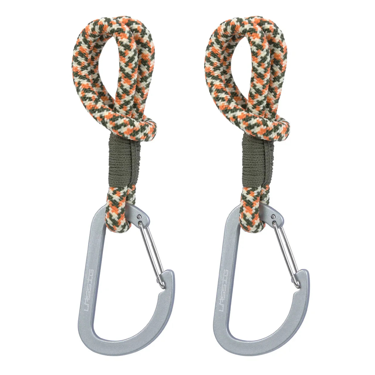 Lassig - Stroller Hooks Mix - 2pcs - Cord