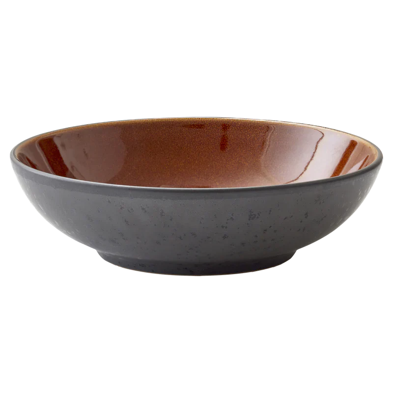 Bitz Living Pasta Bowl 20cm Black Amber Bitz