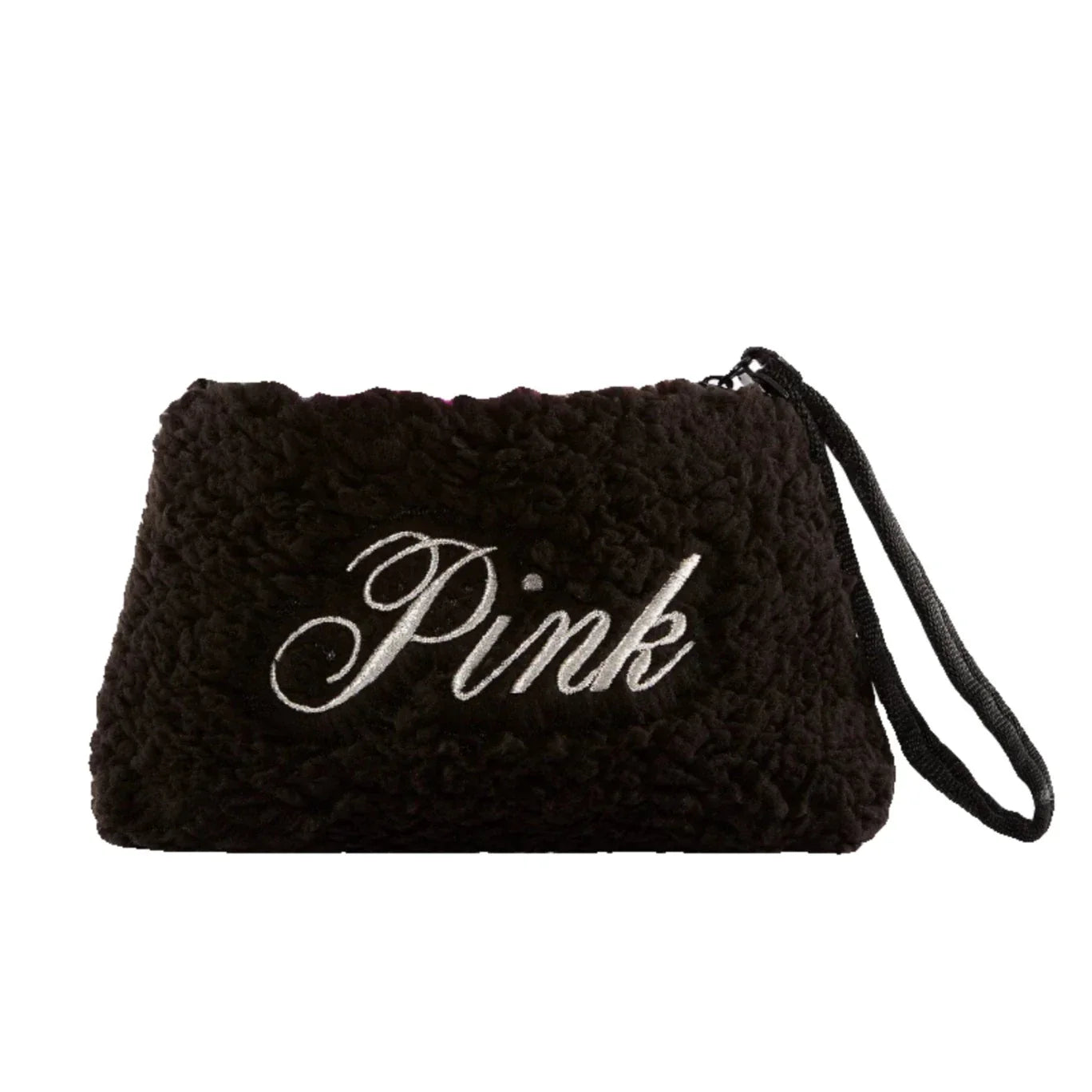 Victoria's Secret - Zippered Fleece Cosmetics Bag | Black | + Sleeping Eye Mask - Medaid International