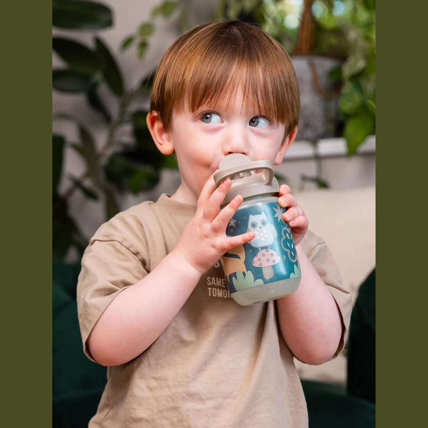 Vital Baby Hydrate sippy straw 350ml - woodland glow