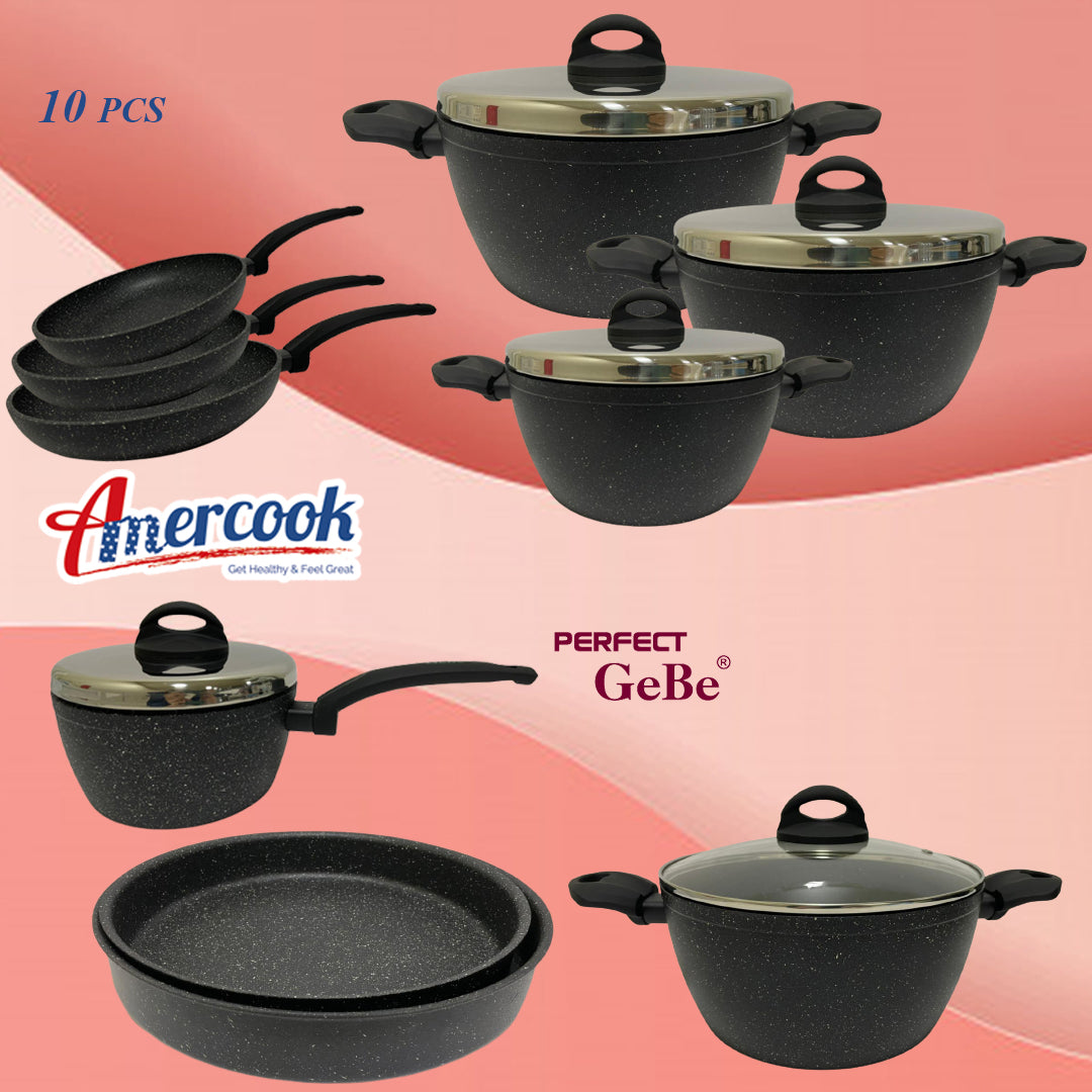 Cookware Lava Stone Sets - Medaid