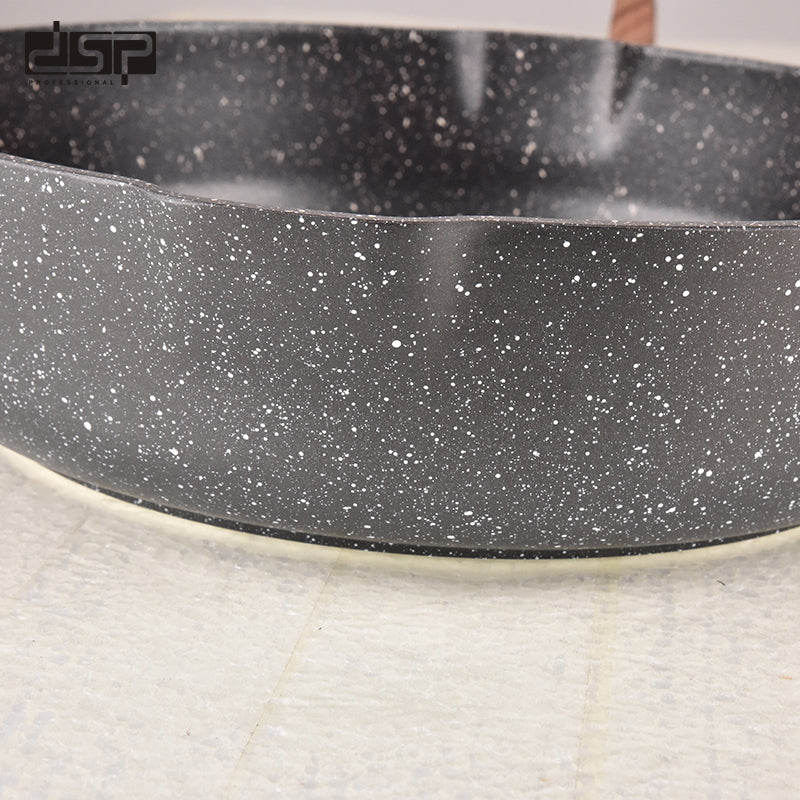 DSP Toughened Non-Stick Frypan With Lid CA005-CD24-Black
