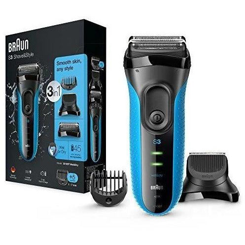 Braun Shave & Style 3010BT 3-in-1 Electric Wet & Dry Shaver - Medaid International