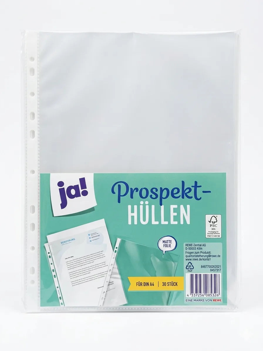 Ja! A4 Plastic Sheet Protectors 30 Pack | Ja! In Lebanon
