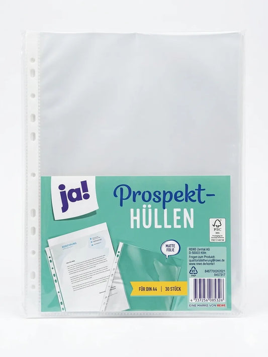 Ja! A4 Plastic Sheet Protectors 30 Pack | Ja! In Lebanon