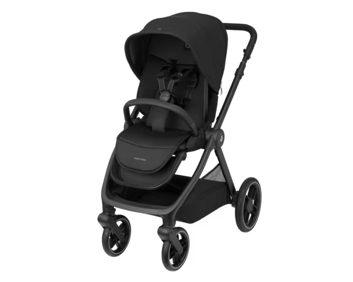 Maxi-Cosi - Oxford (Essential Black ) - 3pcs Bundle Oxford Stroller - Cabriofix i-size Car Seat - CabrioFix i-Size Base. - Travel System
