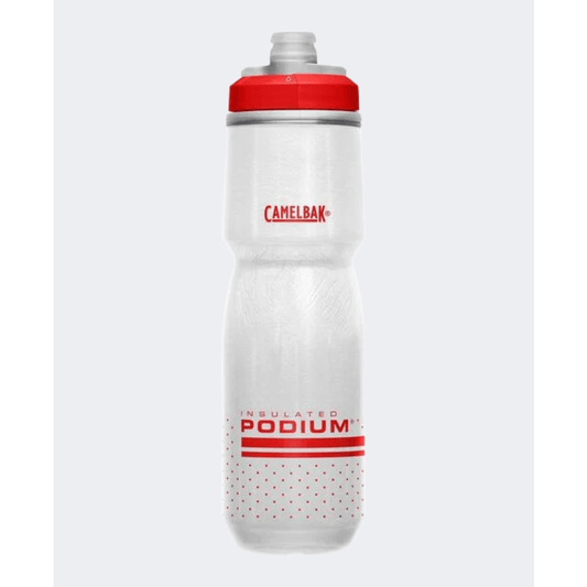 Camelbak Podium Chill 24 Oz Biking Bottle Fiery Red/White - Medaid International