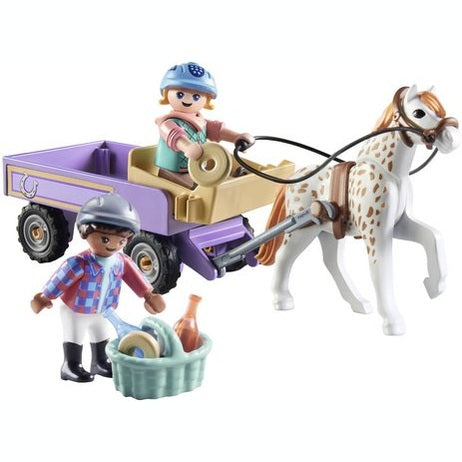 Playmobil Children with Carriage and Pony