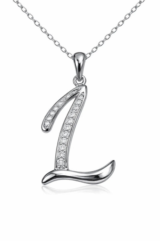 Macy’s Women’s Silver Cubic Zirconia Initial Necklace | Macy’s in Lebanon