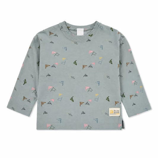 Zara Baby Boy's Light Green/Grey   Long Sleeve  Blouse | Zara in Lebanon