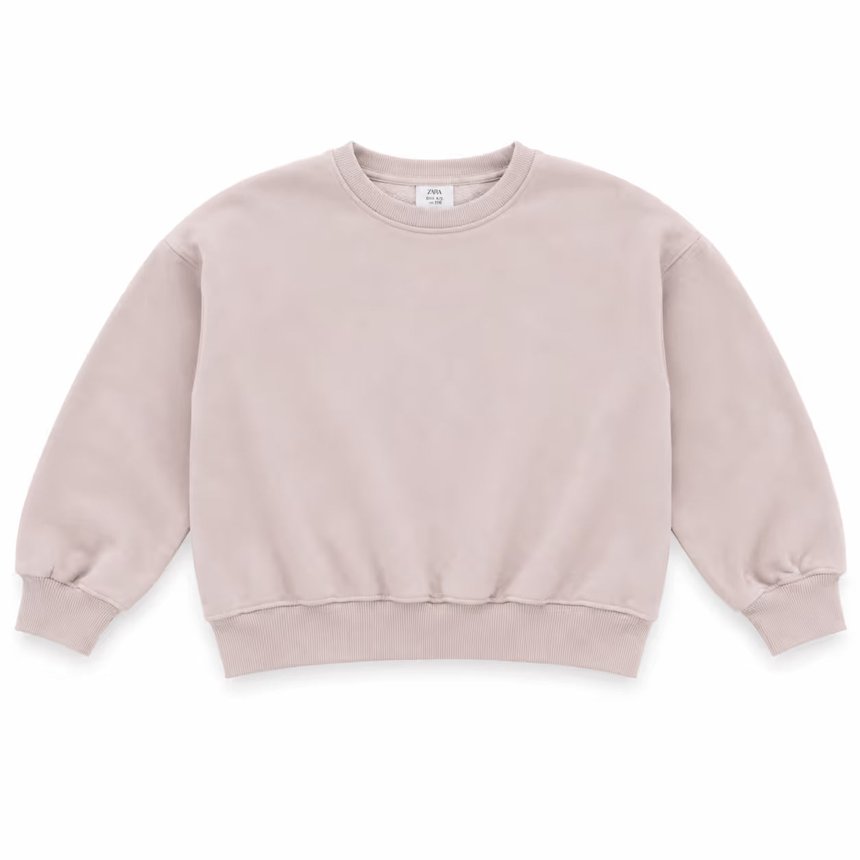Zara Baby Girl's Light Purple Plain  Sweatshirt | Zara in Lebanon