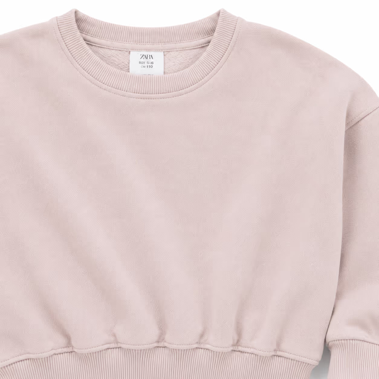 Zara Baby Girl's Light Purple Plain  Sweatshirt | Zara in Lebanon