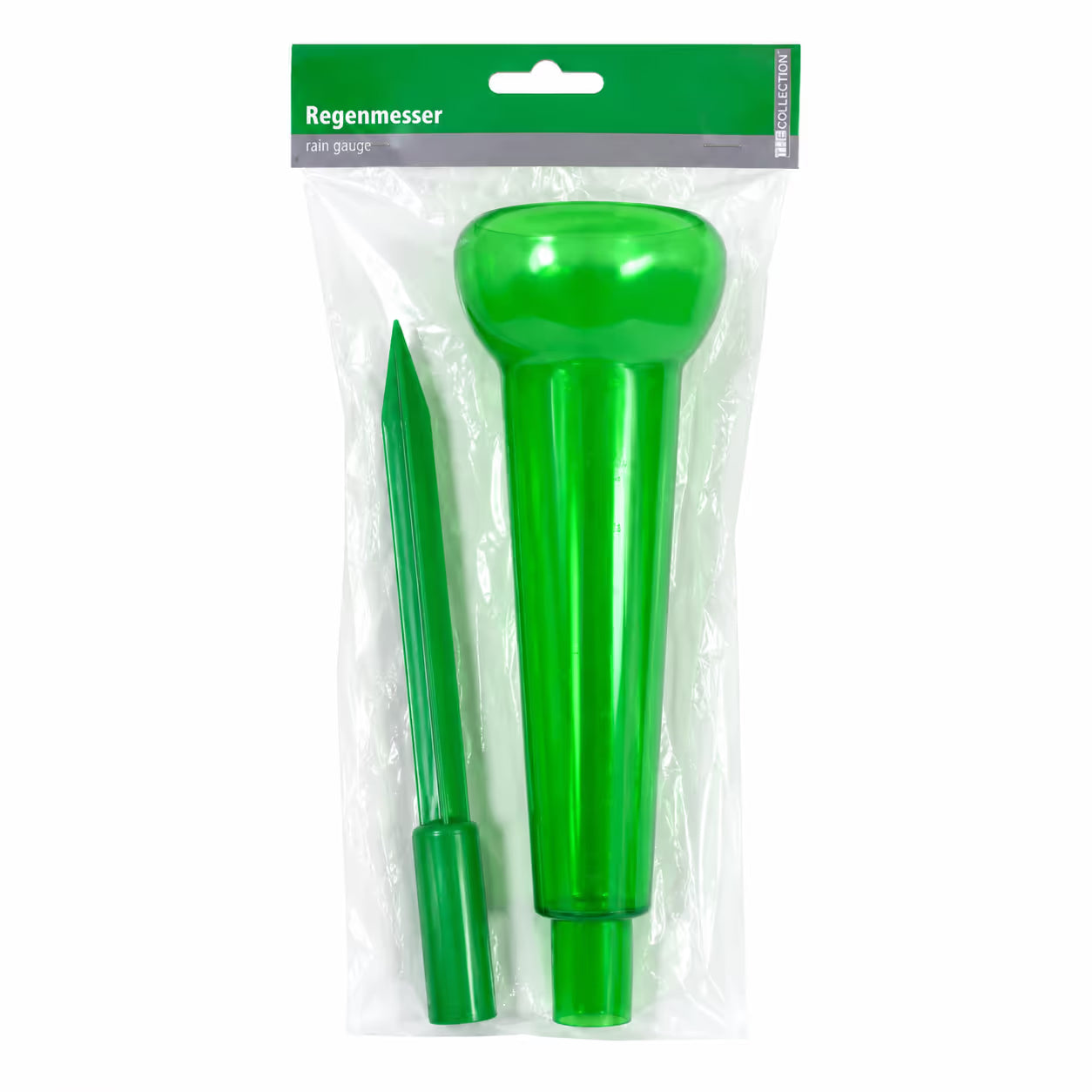 JES Collection Green Plastic Garden Rain Gauge With Ground Stake | JES Collection In Lebanon