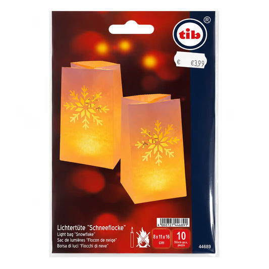 Tib Light Horns Snowflake 10 Pack | Tib In Lebanon