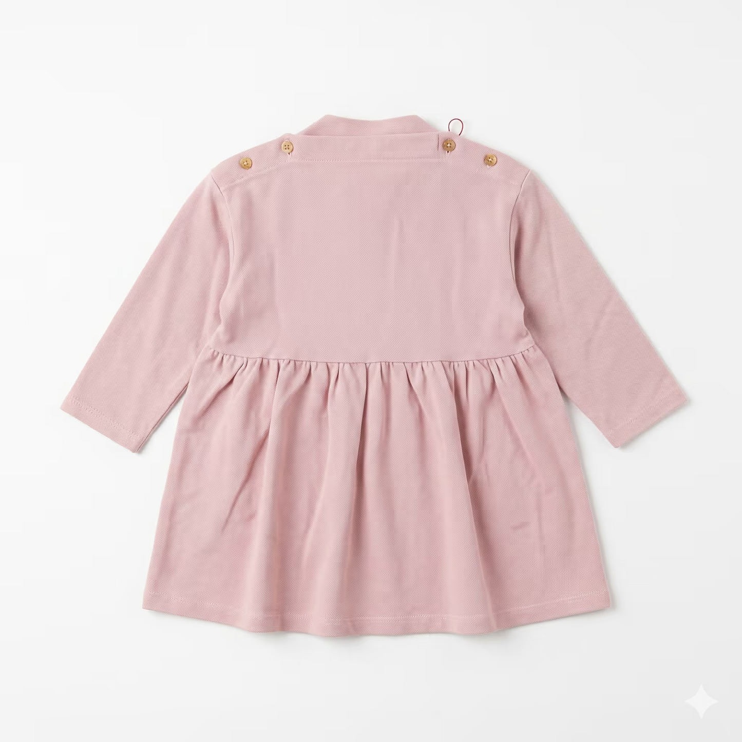 Zara Girl's Light Pink Plain Long Sleeves Dress | Zara in Lebanon