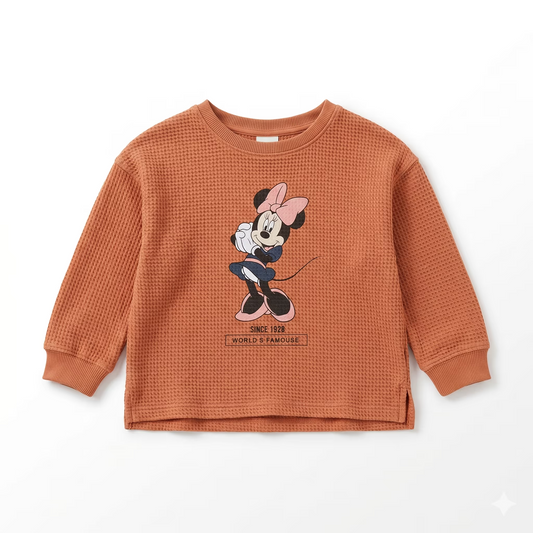 Zara Baby Girl's Washed Orange Disney Character  Blouse  | Zara in Lebanon
