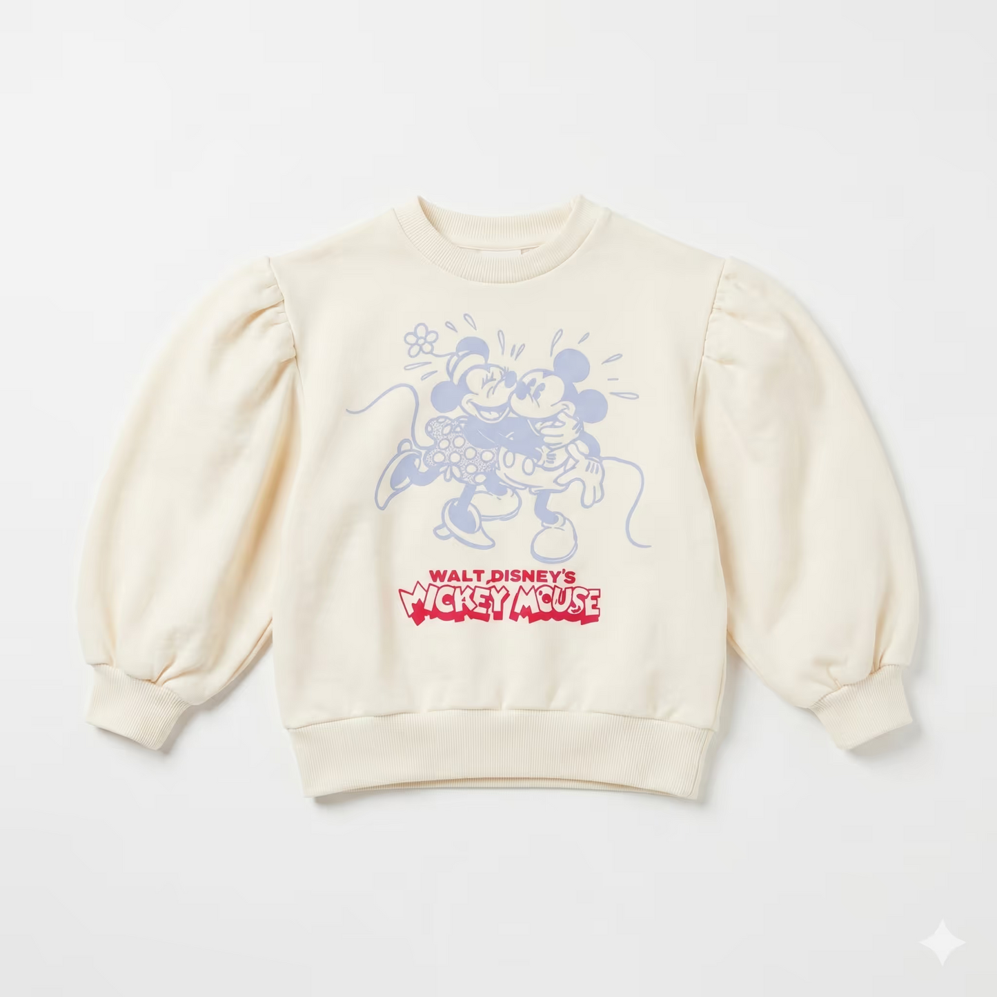 Zara Girl's Cream Mickey Mouse  Long-Sleeve Sweatshirt |  Zara in Lebanon
