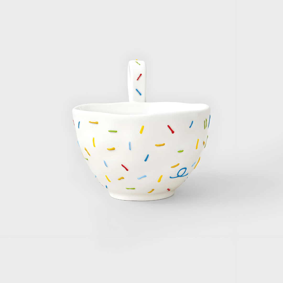 Have Nice Days Coffee Cup & Saucer – 300ml | Colorful Ceramic Set