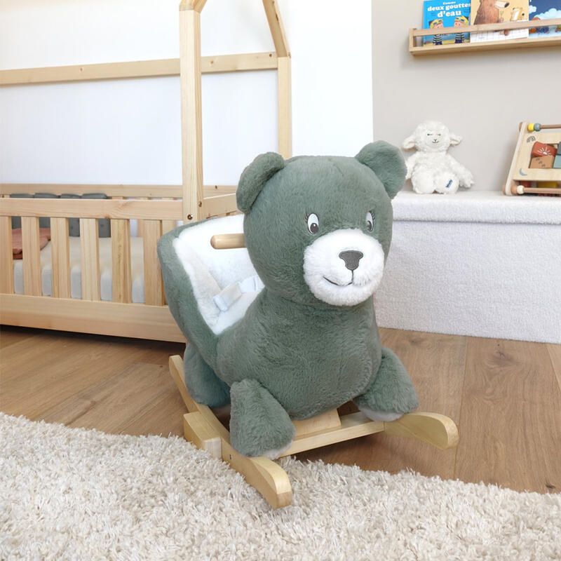 Trois Kilos Sept Honey Bear Rocker – Clay Green