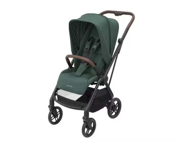 Maxi-cosi - Leona2 (Essential Green) - 3pcs Bundle Leona2 Stroller - Pebble 360 Pro Car Seat - FamilyFix i-size Pro Base - Travel System