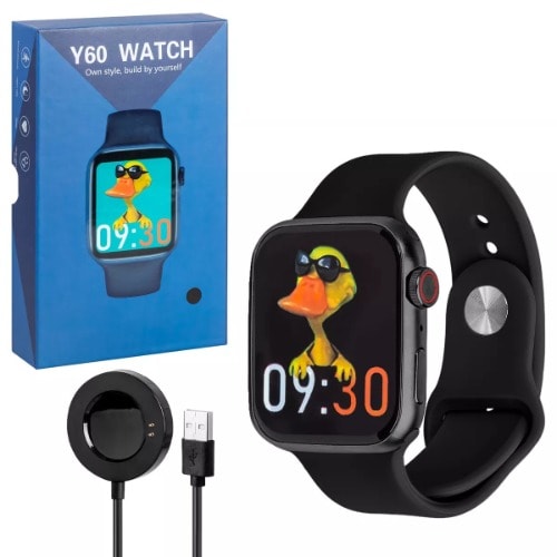 Y60 Bluetooth Call Smart Watch Heart-Rate Monitor Music Ip67 Waterproof