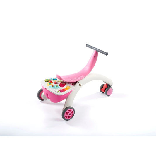 Tiny Love 5 in 1 Walk Behind & ride-on-Pink