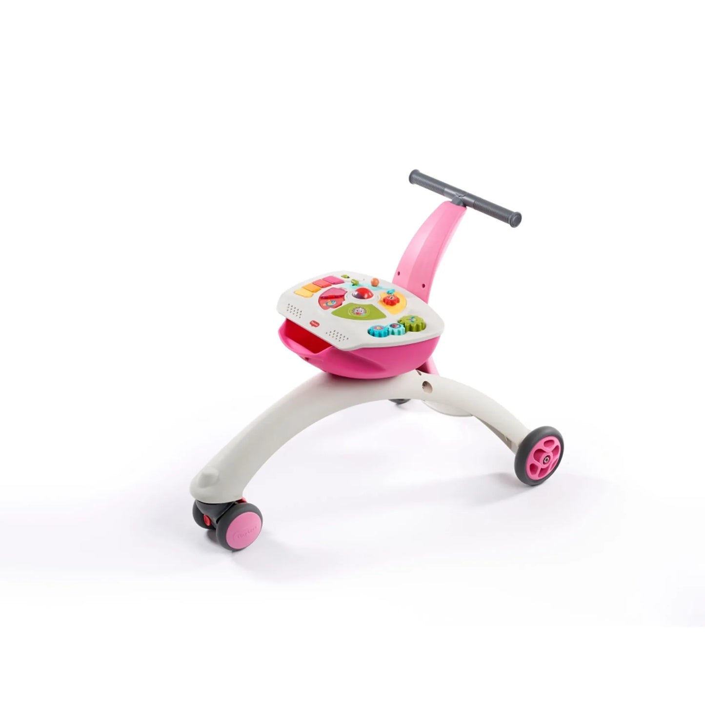 Tiny Love 5 in 1 Walk Behind & ride-on-Pink