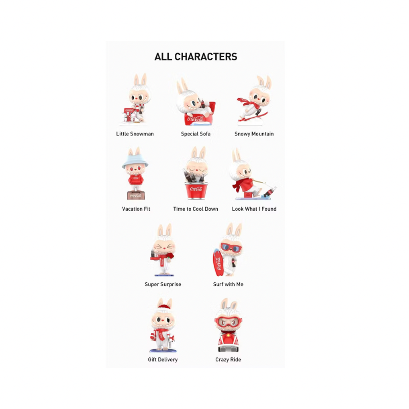 THE MONSTERS COCA-COLA Series Figures (1 RANDOM) - Medaid International