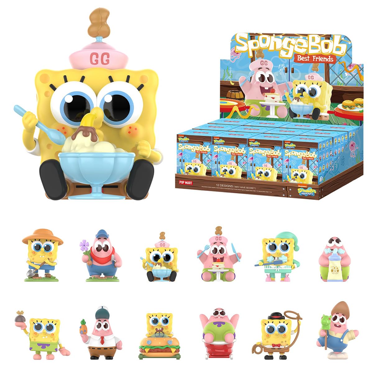 SpongeBob Best Friends Series Figures By Pop Mart (1 Random) - Medaid International