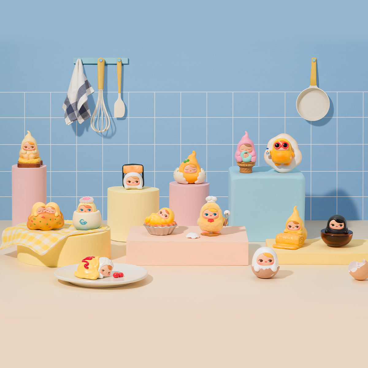 PUCKY Egg Beanie Series Figures By Pop Mart (1 Random) - Medaid International