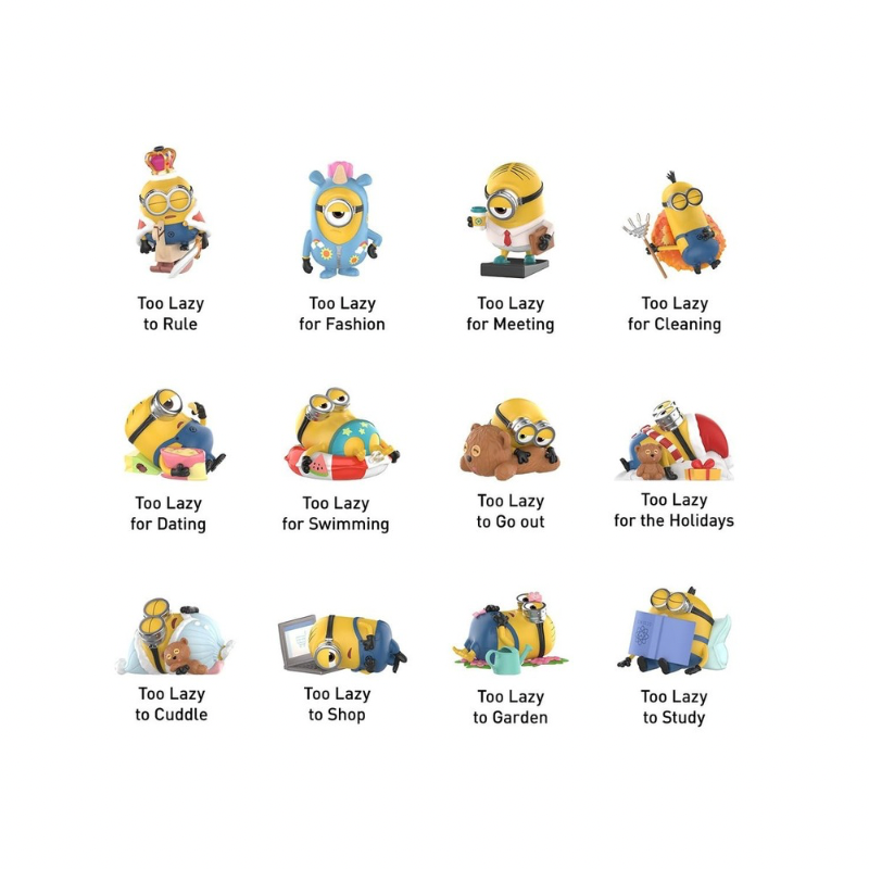 Minions Lazy Every Day Series Figures By Pop Mart - Medaid International