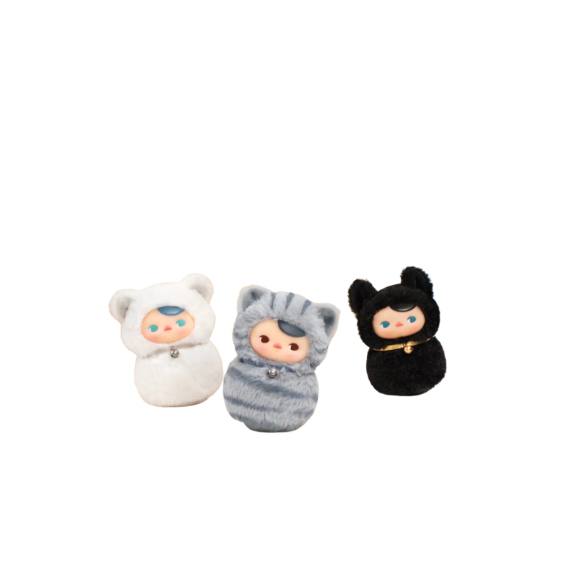 PUCKY Roly-Poly Kitty Series-Vinyl Plush Blind Box - Medaid International