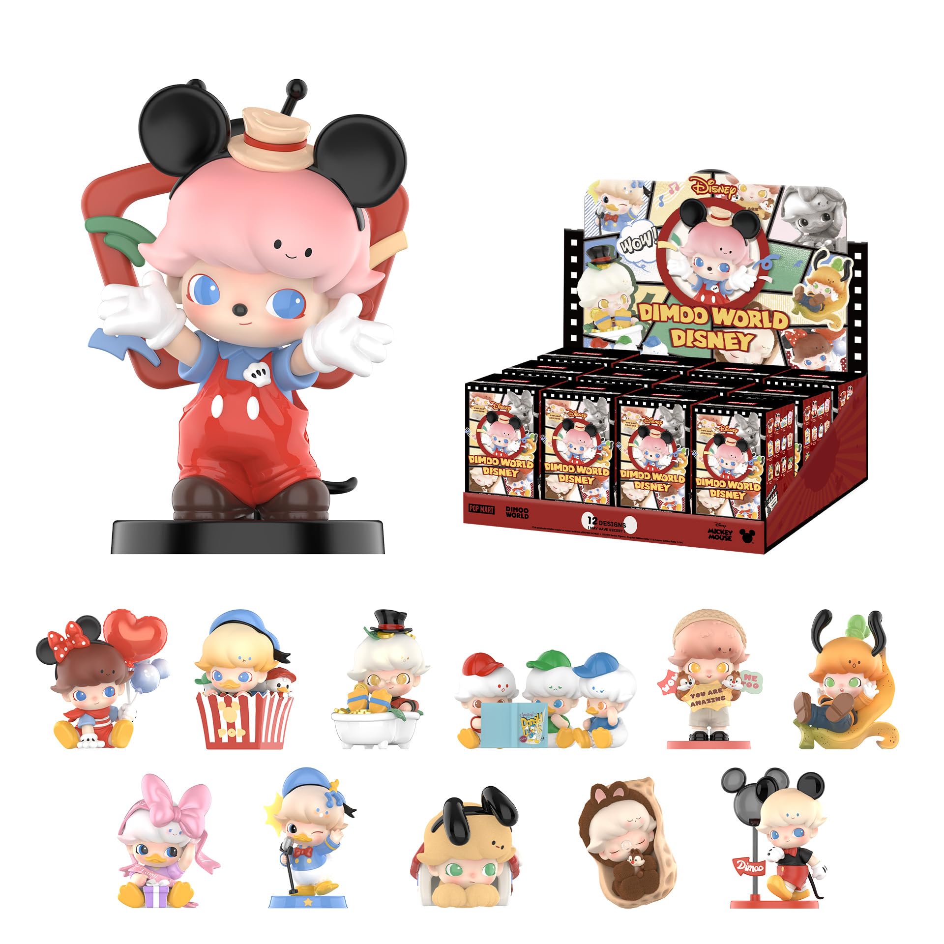 Dimoo WORLD × Disney Series Figures By Pop Mart (1 Random) - Medaid International