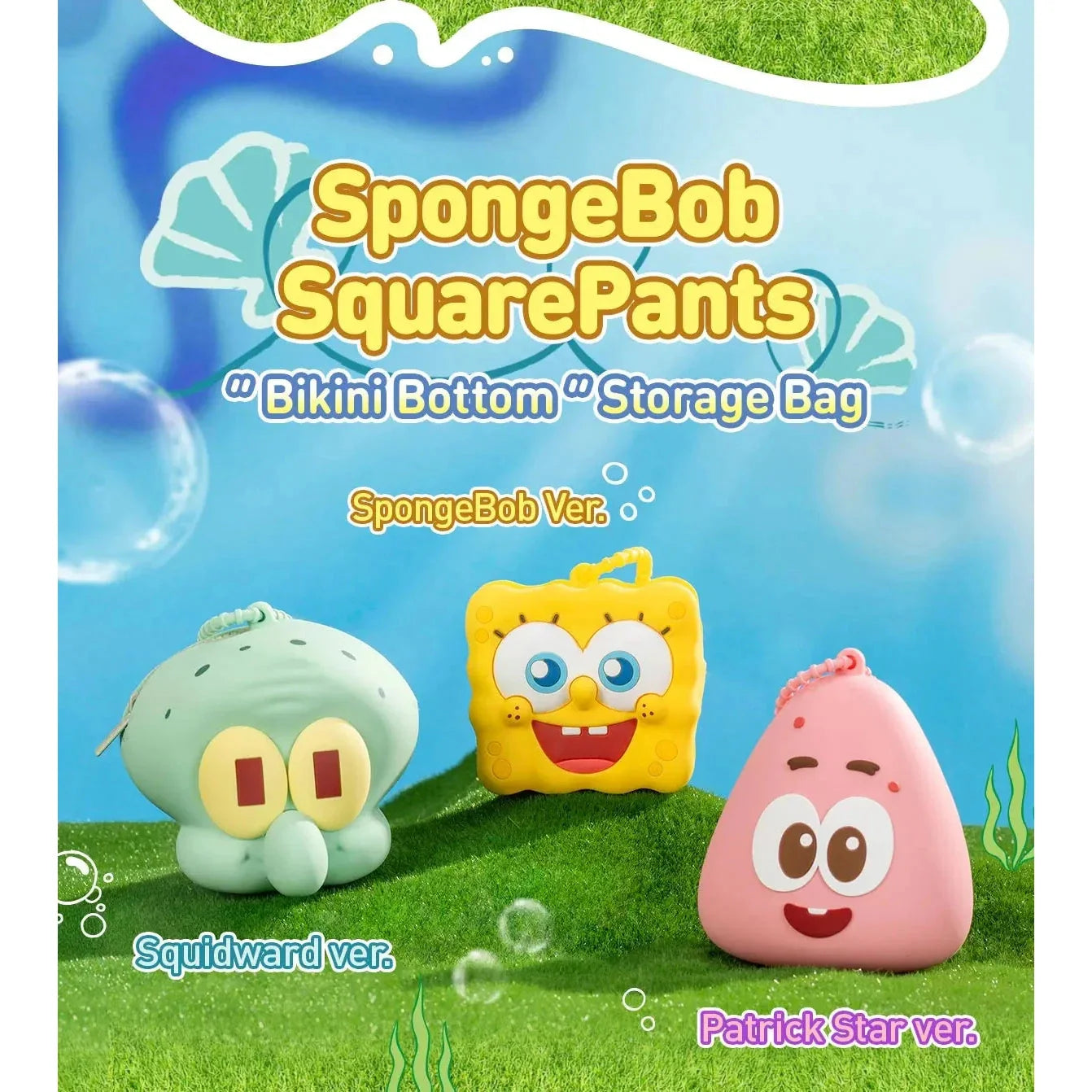 SpongeBob-Bikini Bottom Storage Bag-SpongeBob Ver. By Pop Mart (1 Random) - Medaid International
