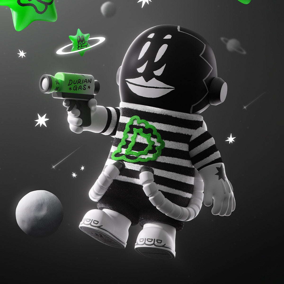 MEGA SPACE Molly 400% LALA COMPANY-DURIAN MAN By Pop Mart - Medaid International