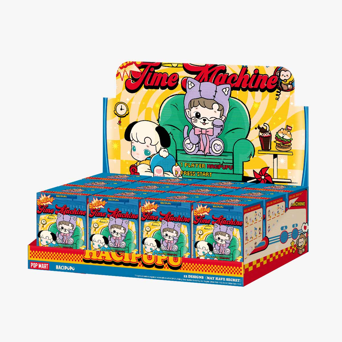 HACIPUPU Rolling Time Machine Series Figures By POP MART - Medaid International