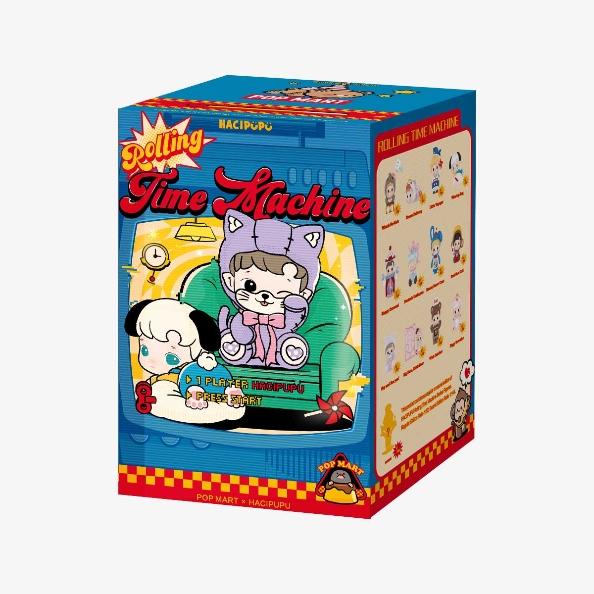 HACIPUPU Rolling Time Machine Series Figures By POP MART - Medaid International