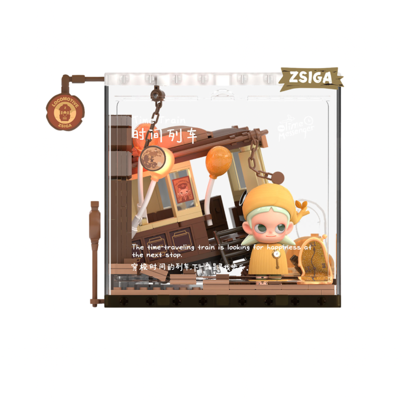Zsiga Walking Into The Forest Series Blocks-Time Train By Pop Mart - Medaid International