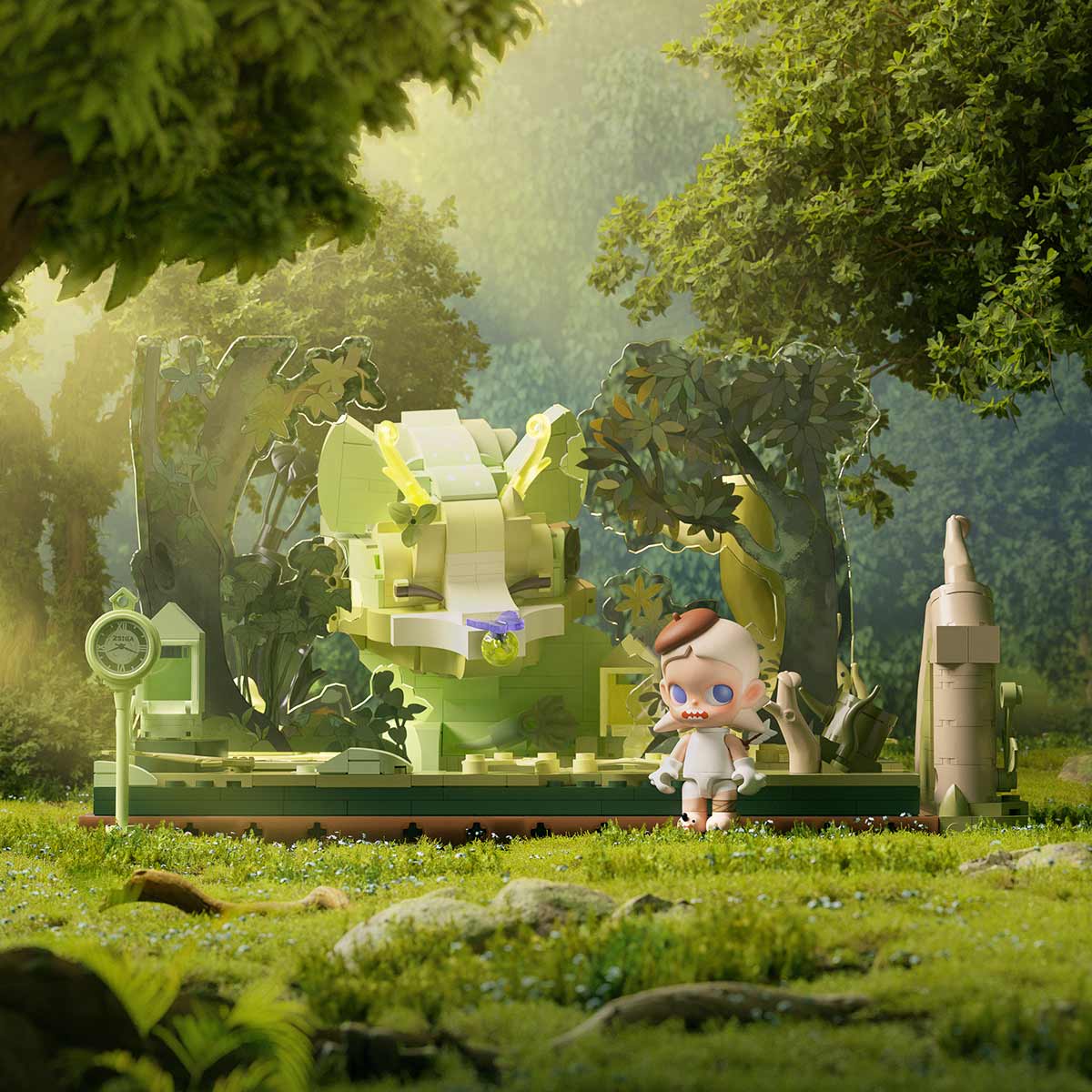 Zsiga Walking Into The Forest Series Blocks-Tender Beast By Pop Mart - Medaid International