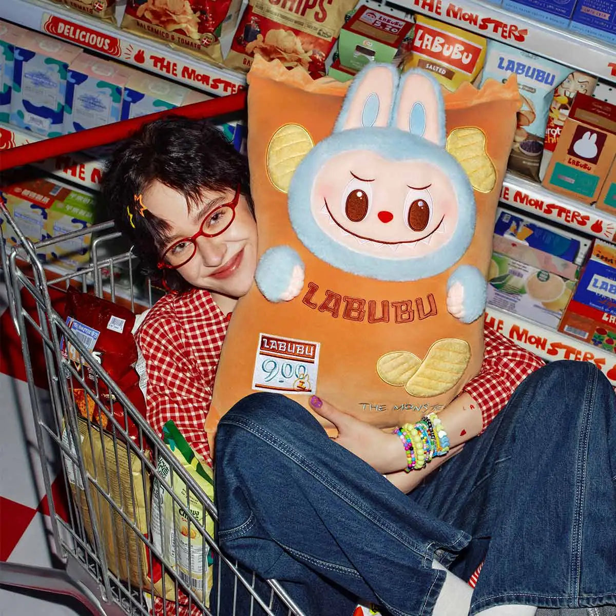 THE MONSTERS -  Wacky Mart Series-Pillow (Chips) - Medaid International