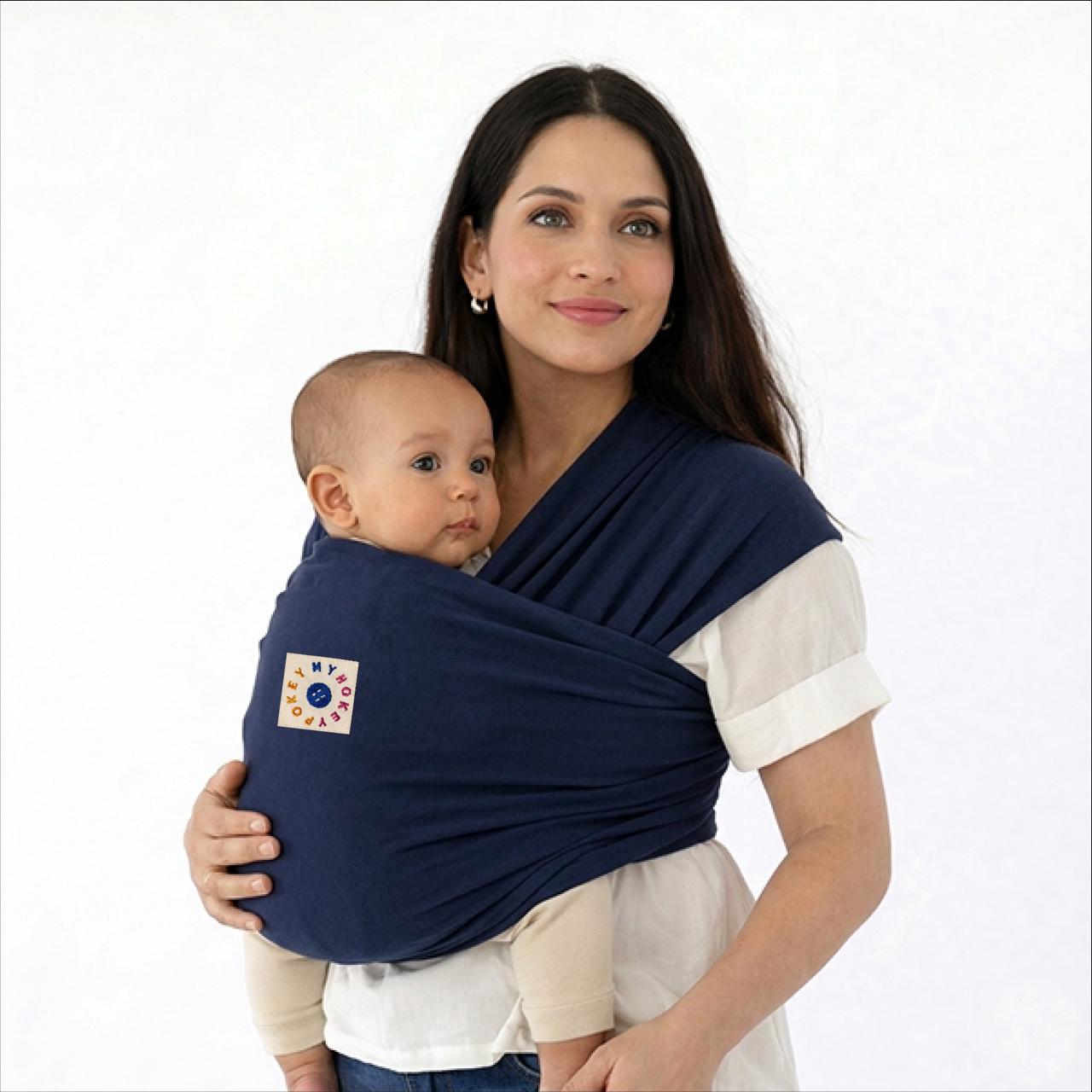 MyHokeyPokey baby wrap Midnight Blue