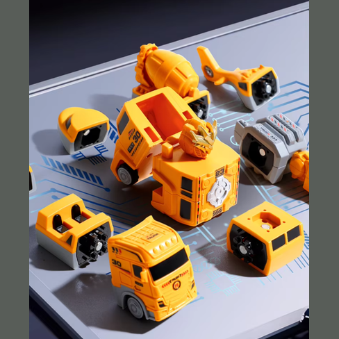 Tumama Kids - Magnetic Transform Engineering - Car Converting Robot Set