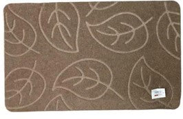 Thin synthetic fiber doormat w TPR backing 78 x 48 cm