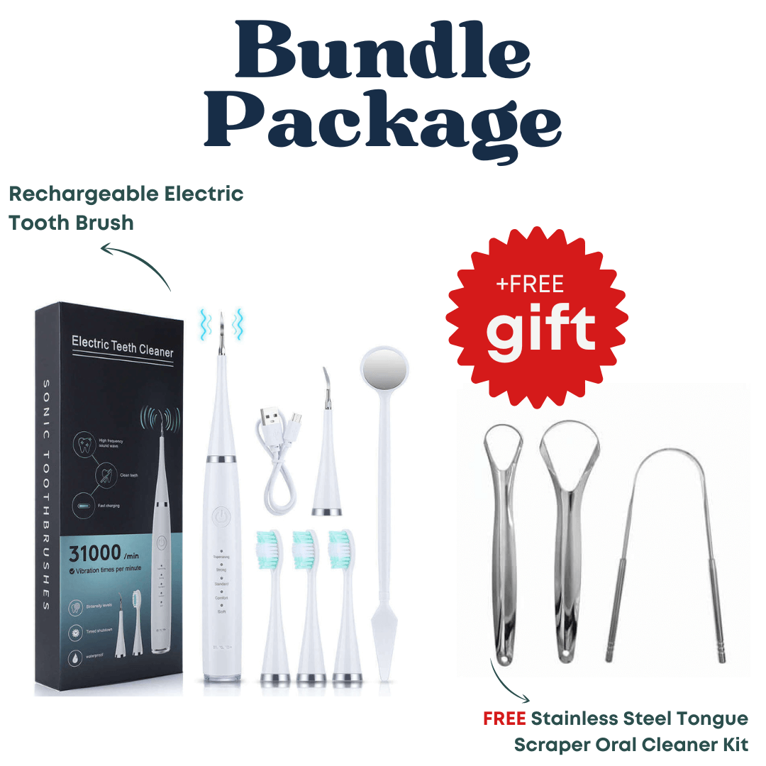 Electric Toothbrush + Free Tongue Scraper Kit - Medaid International