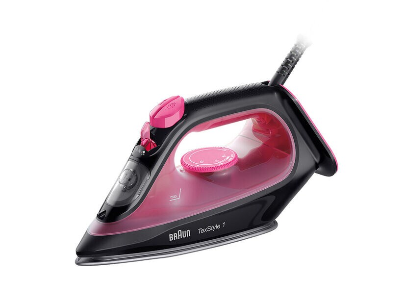 Braun TexStyle 1 Steam Iron SI 1070 Purple/black