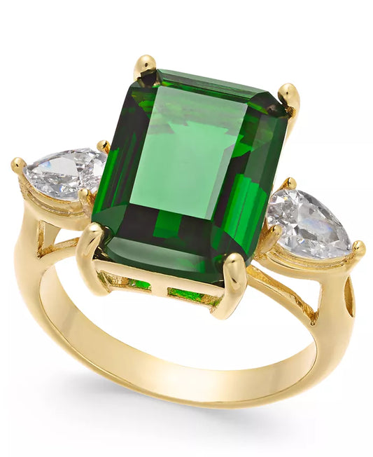 Charter Club Women's Gold Emerald Crystal Ring| Charter Club in Lebanon