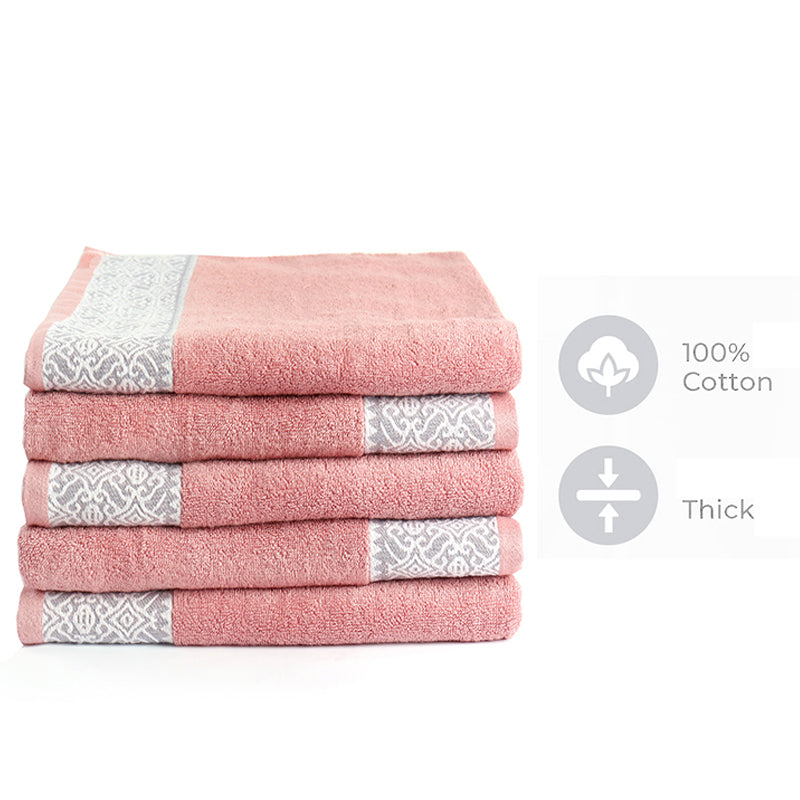 Cotton Oversized Bath Towel Soft and Highly Absorbent Quick Dry Towels for Bathroom Spa Hotel 140 CM X 70 CM 1 Piece Rose - Image 5