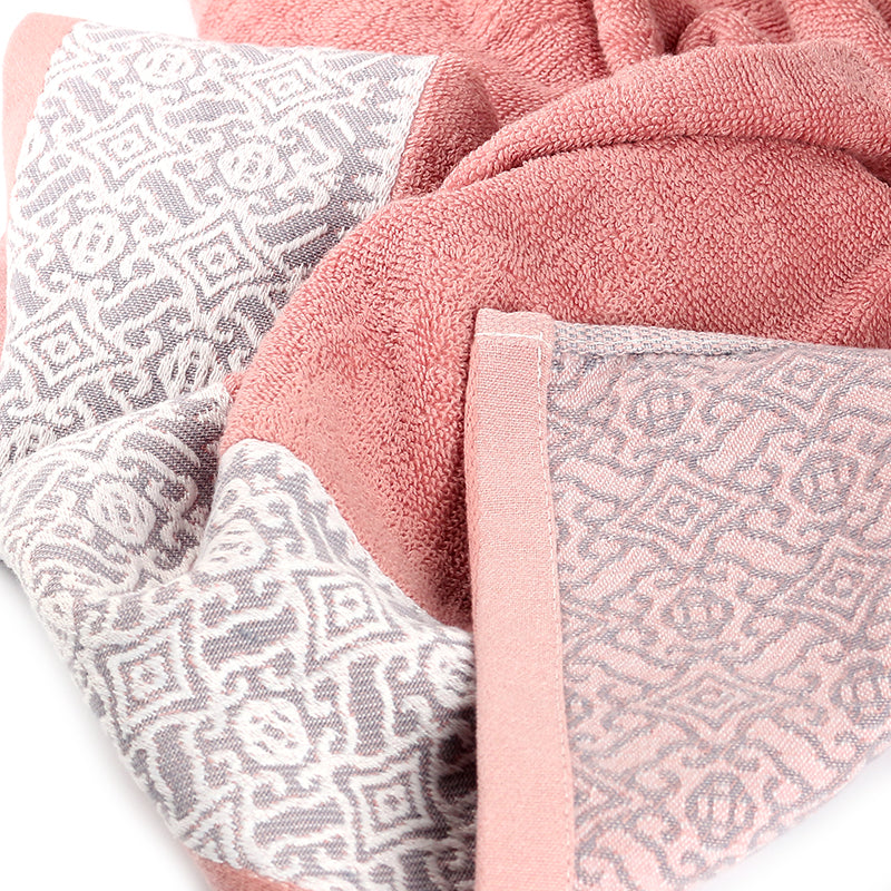 Cotton Oversized Bath Towel Soft and Highly Absorbent Quick Dry Towels for Bathroom Spa Hotel 140 CM X 70 CM 1 Piece Rose - Image 4